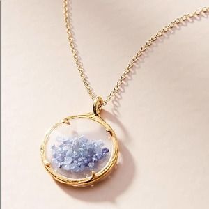 NEW Anthropologie Catherine Weitzman September Birthstone Shaker Necklace